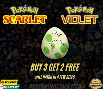 Random Pokemon Egg ✨Shiny✨- Any - Pokemon Scarlet and Violet - Image 1 of 2