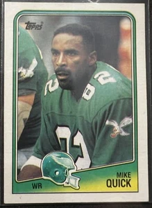 1988 TOPPS MIKE QUICK (EAGLES) #237 EX EX/NM - Picture 1 of 2