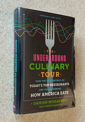 Damian MOGAVERO -- Underground Culinary Tour -- 2017 SIGNED 1st Ed Hardcover - Image 1 of 2