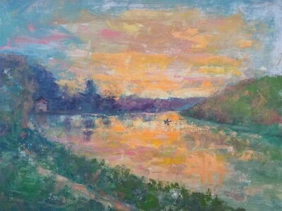 Intéressante peinture à l'huile Néo impressionniste - Jean-Pierre Noel Le ROY - Photo 1/4