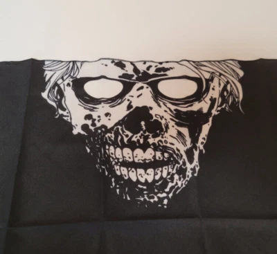 Máscara de Halloween Walking Dead Zombie Disfraz Fácil Bandana Ligera Ojales Foto 1 de 4