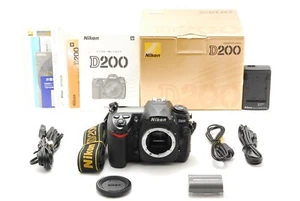 【NEAR MINT w/Box 】Nikon D200 10.2MP Digital SLR Camera Black Body From Japan - Picture 1 of 8