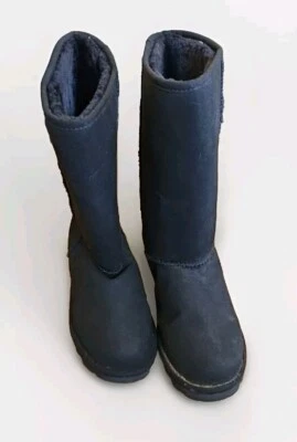 Talla 12M~ Bearpaw Elle Alto Gamuza Vegana Cómodo Sin Cordones Foto 1 de 4