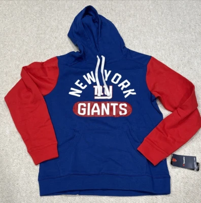 NY Giants Sudadera con Capucha GRANDE Bolsillo Cordón NUEVO NUEVO CON ETIQUETAS PARA HOMBRES Rojo Azul Fanáticos Foto 1 de 4