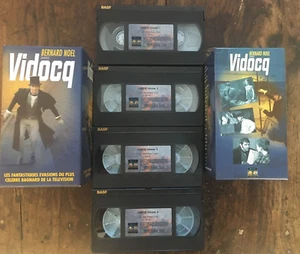 VIDOCQ ... BERNARD NOEL, SERGE GAINSBOURG .. VERSION INTEGRALE .. COFFRET 4 VHS - Picture 1 of 8