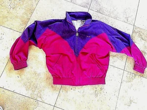 ELLESSE LRG JACKET RET$135.00 MADE IN ITALY, LOGOS, LINED, PURPLE, MAGENTA - Bild 1 von 5
