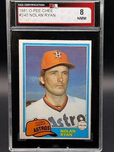 1981 O-Pee-Chee Nolan Ryan NMM 8 Beautiful Color - Picture 1 of 1