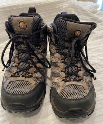 Merrell - Moab 2 Mid Beluga Suede Size 7.5 Mesh Hiking Boots J06053 VGC - Image 1 of 4