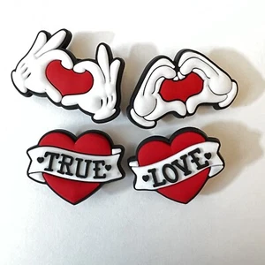 4pcs Valentine‘s day shoe charms for crocs charms decal - Picture 1 of 3