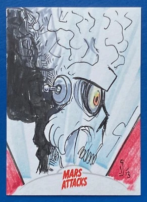 2013 MARS ATTACKS INVASION SKETCH by JAMIE SNELL - Image 1 of 2