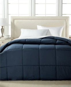 Royal Luxe Lightweight Down Alternative Hypoallergenic Comforter - TWIN - Navy - Picture 1 of 1