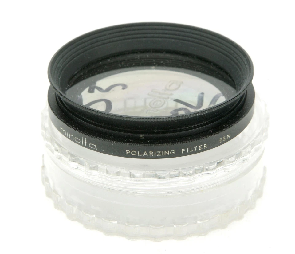 Minolta Special Grip Polarizing Filter 55mm. Made In Japan. Clean. - Image 1 of 1