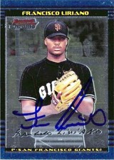Francisco Liriano autographed Baseball Card 2002 Bowman Chrome Rookie #174