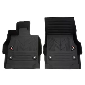 Corvette C8 Premium 2020-2025 revestimientos de piso para todo clima 84534619 negro OEM GM - Imagen 1 de 15
