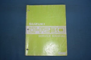 1985 Suzuki LT F230 Service Shop Repair Maintenance Manual  - Imagen 1 de 11