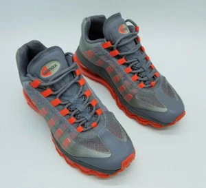 Nike Air Max 95 360 (GS) Youth's Size 7Y Sneakers Silver Lava Grey - Picture 1 of 12