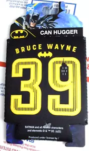 Bruce Wayne Batman Drink Can Hugger Coozie Koozy Sleeve Holder DC Comics Cooler - Picture 1 of 2