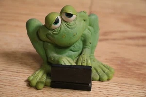 sprogz frog Laptop internet Hopper vintage Holland Studio fantasy figurine rare - Picture 1 of 5