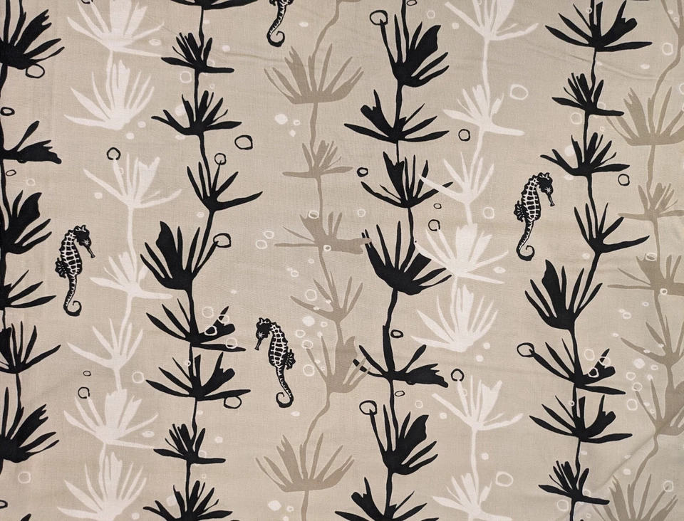 Tela de costura acolchada *precio bajo* Andover Tides caballito de mar 8082-N Foto 1 de 1