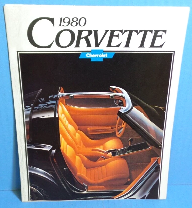 Chevrolet Corvette 80 1980 folleto de ventas/distribuidor Foto 1 de 1