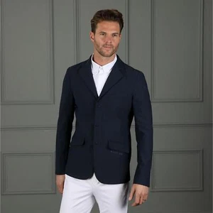Shires Aubrion Cambridge Mens Show Jacket - Navy - Picture 1 of 3