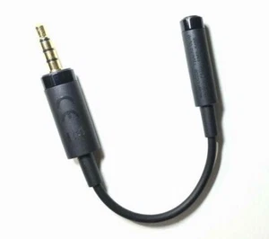 Short 3.5mm Male To Female Earphone EarBud Extension Cable For AKG Sony Audio - Picture 1 of 5