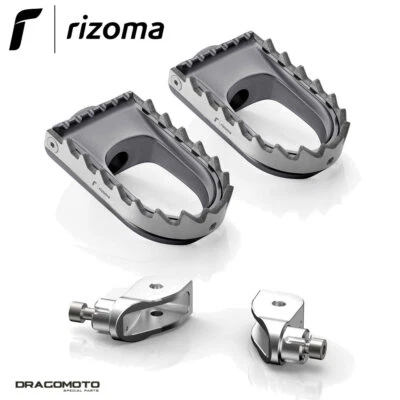 BMW R 1200 GS 2004-2007 Reposapiés Escape RIZOMA PE641D PE793A Gris Rider Foto 1 de 4