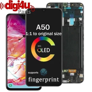Per Samsung Galaxy A50 SM-A505F display LCD amoled sostituzione schermo intero + cornice - Foto 1 di 8