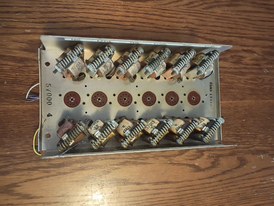 Juego completo de paneles generadores de tonos de tubo de vacío de órgano CONN vintage 57000 (16) Foto 1 de 4