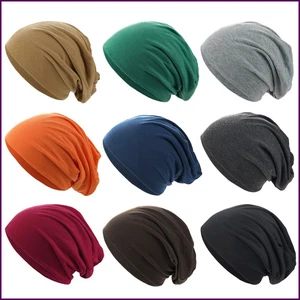 Paquete de 1 gorra de algodón suave hip-hop gorro holgado unisex de color liso para hombres y mujeres - Imagen 1 de 33