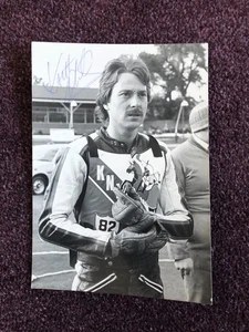 Speedway photograph autograph Keith White Milton Keynes - Picture 1 of 1