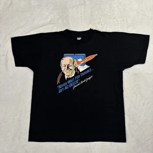 Camiseta De Colección Chuck Yeager AC-Delco Plano Gráfico Para Hombres XL 90s 80s Pantalla Estrellas - Imagen 1 de 5