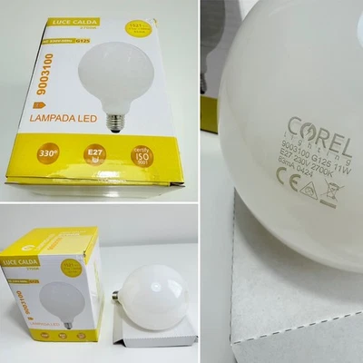Lampadina LED E27 a globo Osram 1521 lm 11w=100W bianco caldo 2700k G125 83mA - Immagine 1 di 4