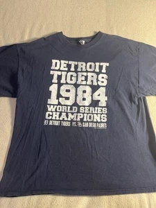 Camiseta Retro Campeón Serie Mundial 1984 Tigres Detroit MLB 2009 XL Padres Campeón - Imagen 1 de 8