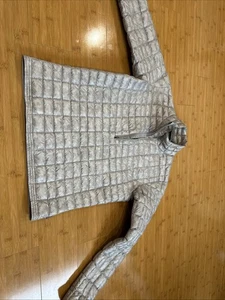 Patagonia Ultraleggero Piumino Camicia Uomo Taglia S Grigio Chiaro 1/4 Zip 800 Fil-power  - Foto 1 di 7