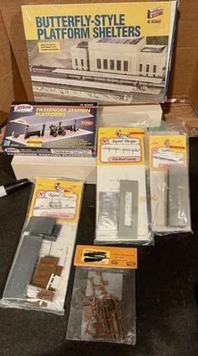 6 Platform Dioramas #D29 N Scale Commercial Businesses C-7 US Seller - Image 1 of 4