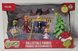 Grinch Figures Whoville Family Set 6pc Christmas Seuss Cindy Lou Who Betty Max - Picture 1 of 12