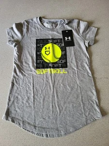 Girls Youth S Under Armour Softball Shirt NwT - Picture 1 of 4