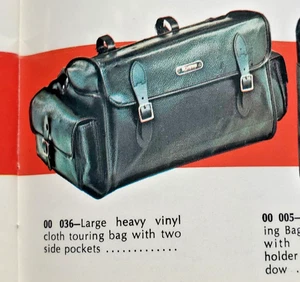 NOS Schwinn Large Deluxe Touring Bag Side Pockets Handlebar Bicycle Continental - Picture 1 of 8