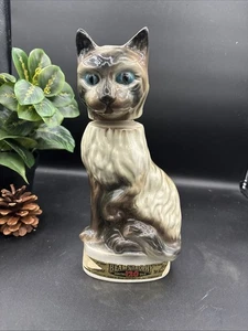 Jarra de whisky Jim Beam's Trophy genuina real China gato birmano-1967 DC5 - Imagen 1 de 8