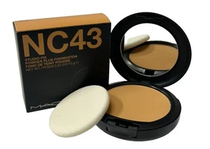 MAC Studio Fix Powder Plus Foundation NC43 Compact Makeup - Picture 1 of 4