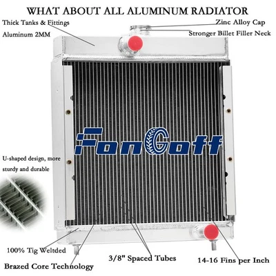 Radiador para Gehl HL4400 HL4700 SL3825 SL4500 SL4525 SL4610 SL4615 #121462 Foto 1 de 4