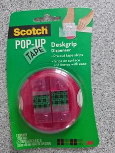 Scotch Pop-Up Deskgrip Klebebandspender mit 75 Nachfüllstreifen Neu aus altem Lagerbestand - Bild 1 von 8
