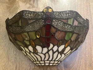 Tiffany Style Art Deco Style Wall Lamps Stained Glass Handmade Uplighting - Picture 1 of 10