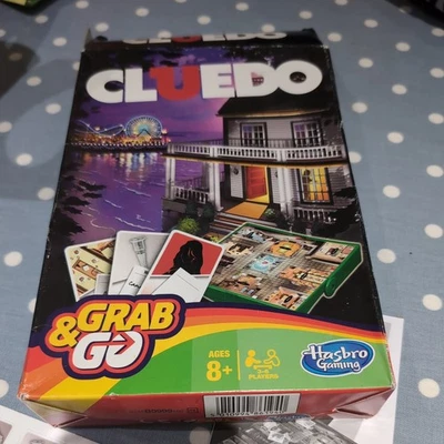 Cluedo Grab & Go Game Travel Edition 3-6 Players Ages 8+ Hasbro - unused  - Image 1 of 4
