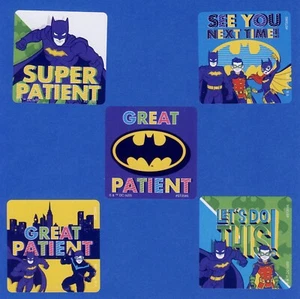 15 Batman Super Patient - Grandi Adesivi - Ricompense - Medico - Foto 1 di 1