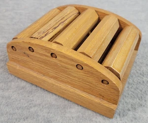 Vintage FOOT-X-R-CIZER Wood Foot Massager Roller Exerciser Nelson Co. New York - Picture 1 of 7