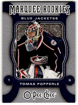 Tomas Popperle 2007-08 O-Pee-Chee Rookie #530 Columbus Blue Jackets - Image 1 of 2