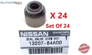 NISSAN SKYLINE R34 RB25DET NEO STAGEA WC34 NEW GEN VALVE STEM OIL SEAL SET OF 24 - Picture 1 of 2
