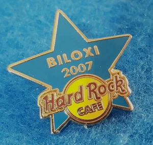 BILOXI STAFF PREMIADO ESTRELLA DE ENTRENAMIENTO DE APERTURA AZUL 2007 Hard Rock Café PIN LE50 - Imagen 1 de 2